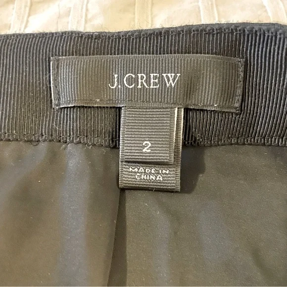 J.Crew Black Brocade Skirt - Picture 3 of 4